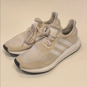 Adidas Beige Swift Run Sneakers